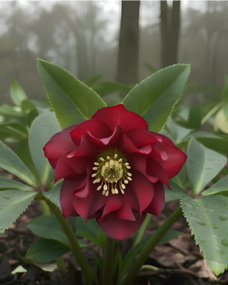 HELLEBORO DOPPIO ELLEN ROSSO