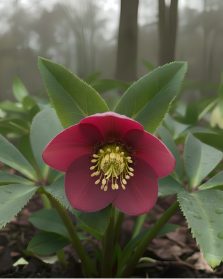 HELLEBORO ORIENTALE RED LADY