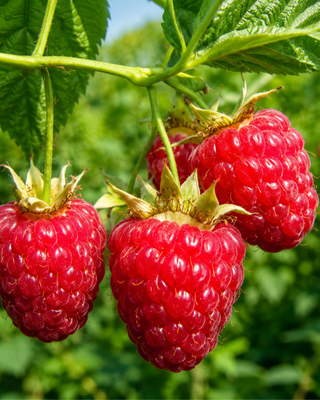 PIANTA DI LAMPONE ROSSO RIFIORENTE "RUBUS IDEAUS"