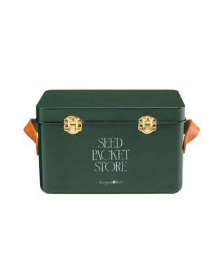 SCATOLA PORTA SEMI IN LATTA - VERDE HERITAGE