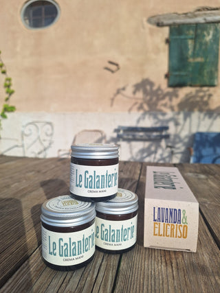 Crema mani agli estratti di lavanda e elicriso