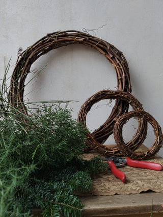 Base ghirlanda in vite