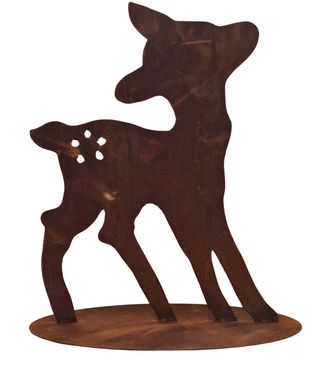 Bambi in acciaio corten
