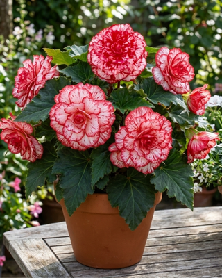 BEGONIA PICOTEE MARMORATA