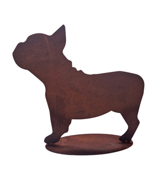Art Design Corten Bulldog laterale in acciaio corten
