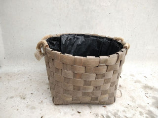 Cesto cache-pot con manici