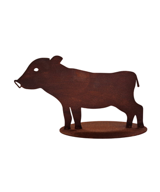 Cinghialetto in acciaio corten modello 2