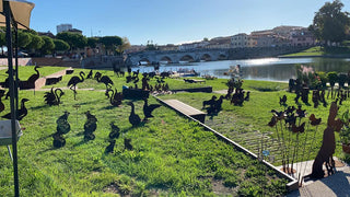 Bassottino pelo liscio piccolo in acciaio corten
