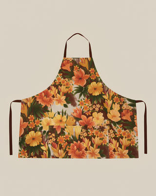 Grembiule floreale idrorepellente