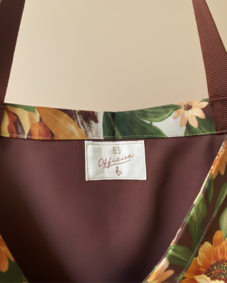 Grembiule floreale idrorepellente