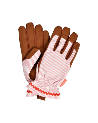 GUANTI DA GIARDINAGGIO DONNA A RIGHE ROSA