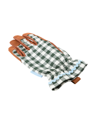 GUANTI DA GIARDINAGGIO DONNA VERDE A QUADRI