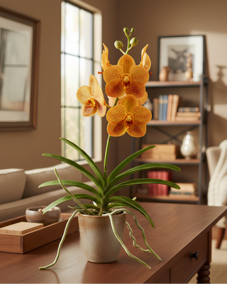 ORCHIDEA VANDA YELLOW HENNA