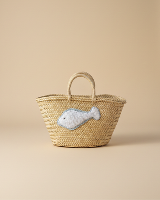 BORSA DI PAGLIA PESCE